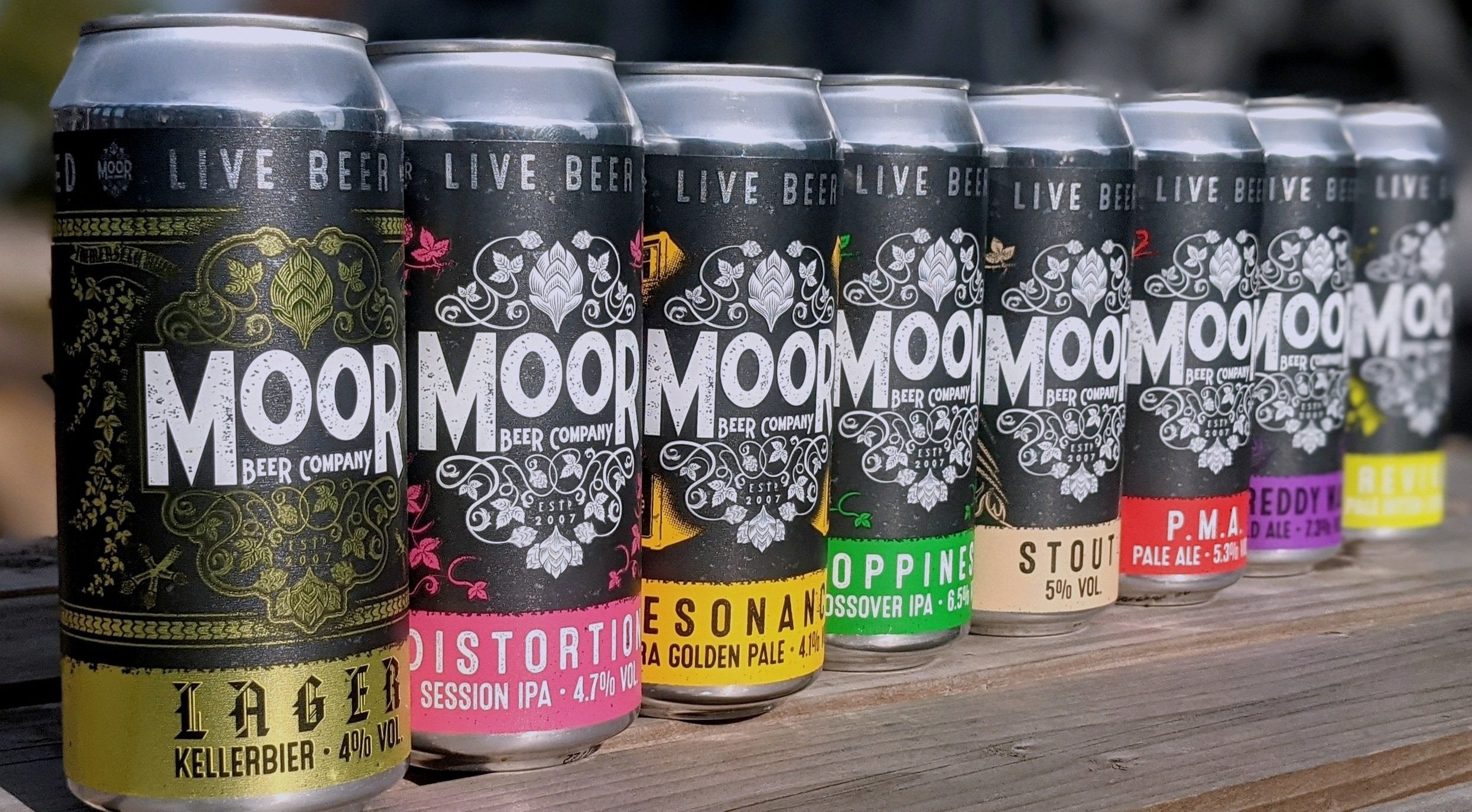 Moor Beer Co — unfiltered beer brewed in Bristol